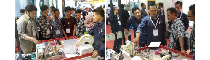 Thank you for visiting our booth at the Manufacturing, Machine Tool Indonesia 2018